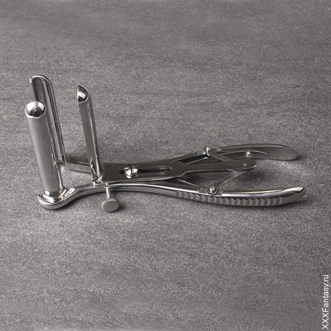 Расширитель тройной анальный из стали