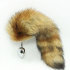 Металлическая пробка с лисьим хвостом