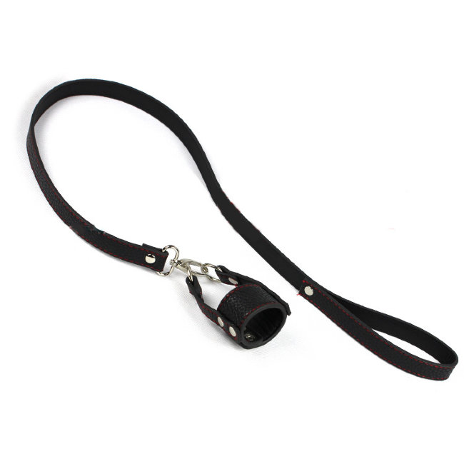 Кольцо с поводком на половой член