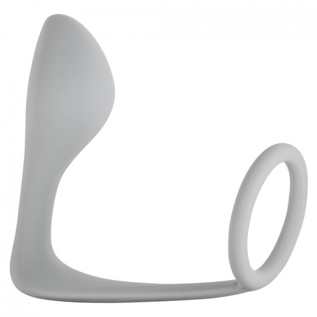 Анальная пробка с кольцом на член Анальная пробка с кольцом на член