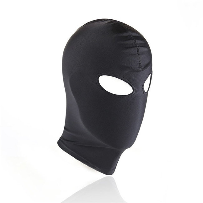 Черная маска с отверстиями для глаз Черная маска с отверстиями для глаз