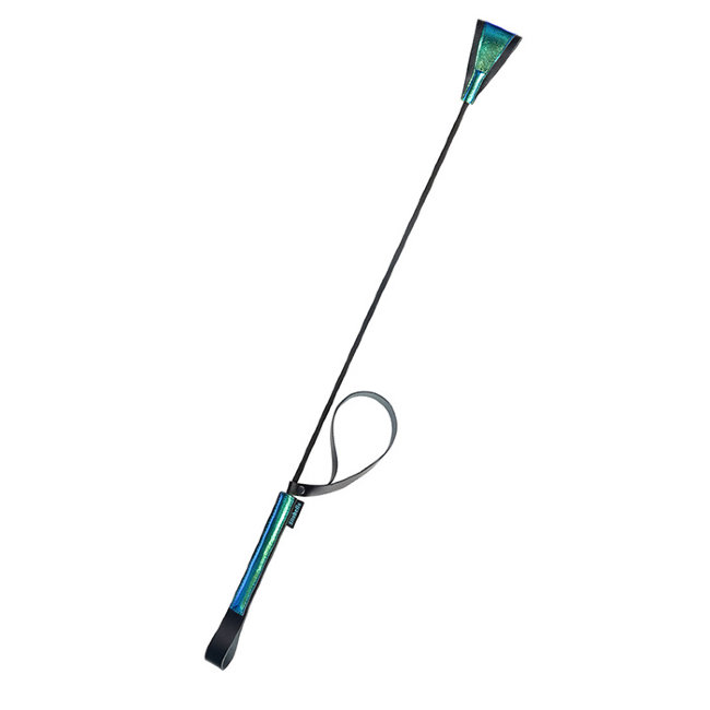 Кожаный бдсм стек с окончанием хлопушкой Кожаный бдсм стек с окончанием хлопушкой