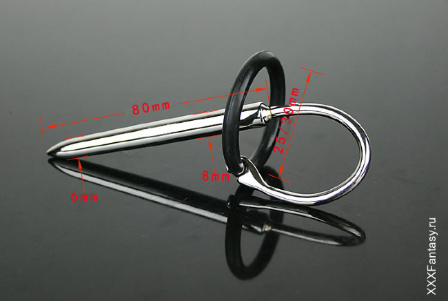 Уретральный плаг с фиксирующим кольцом