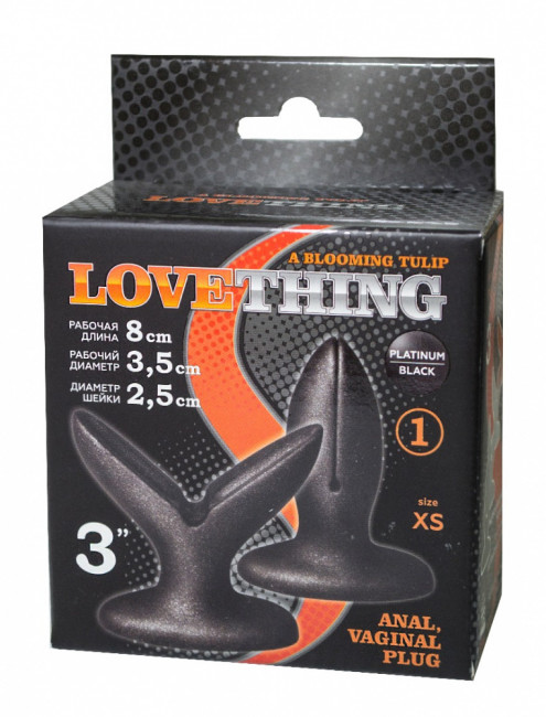 Анальный плаг расширитель с двумя лепестками Анальный плаг расширитель с двумя лепестками