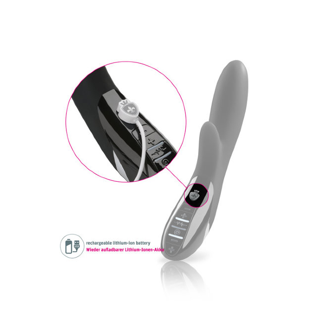 Женский вибромассажер с электростимуляцией