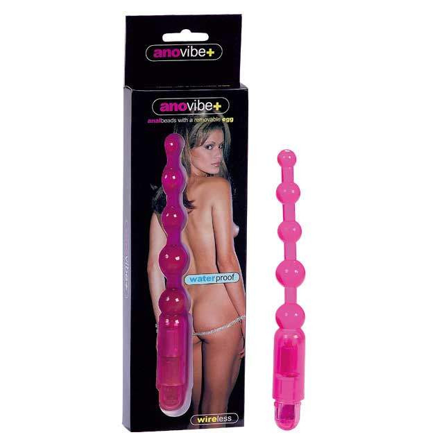 Розовая анальная цепочка с вибратором anovibe Розовая анальная цепочка с вибратором anovibe