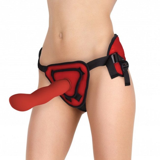 Страпон премиум класса для женщин Deluxe Silicone Страпон премиум класса для женщин Deluxe Silicone