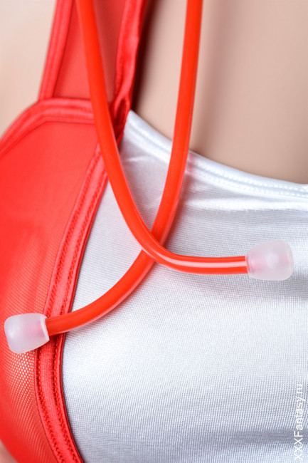 Эффектное мини платье медсестры Эффектное мини платье медсестры