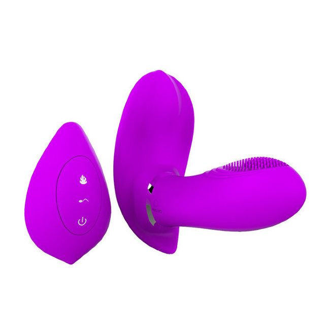 Вибратор-бабочка с фаллоимитатором