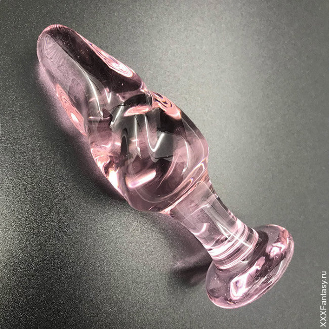 Анальная пробка с витой головкой