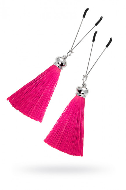 Зажимы-вилки с кисточками из шелка Зажимы-вилки с кисточками из шелка