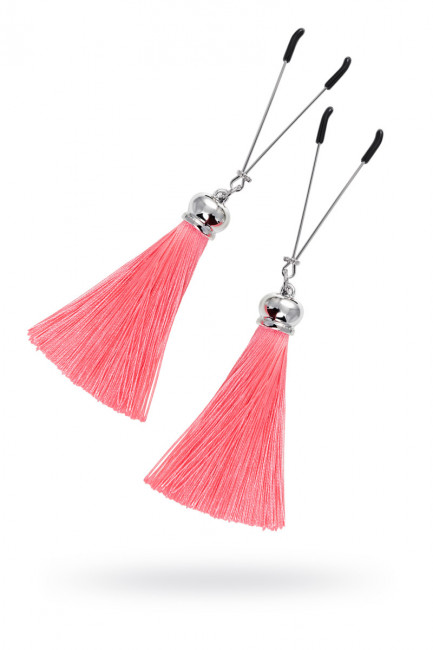 Зажимы-вилки с кисточками из шелка Зажимы-вилки с кисточками из шелка