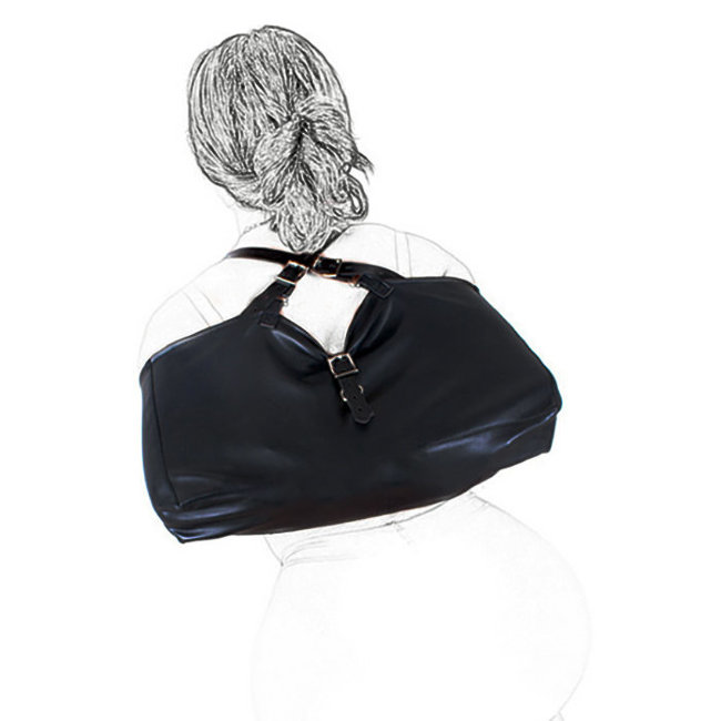 Кожаный бондажный мешок