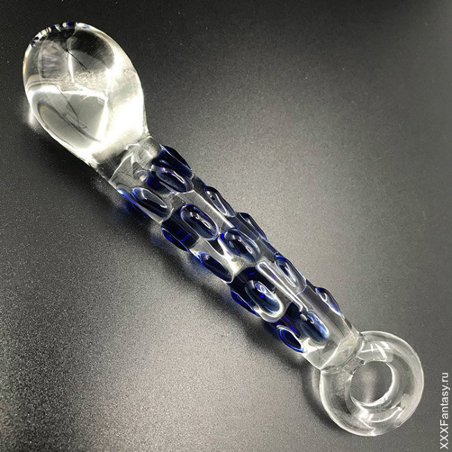 Изогнутый стеклянный фаллоимитатор