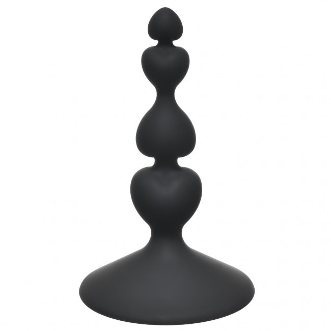 Рельефная анальная игрушка с присоской