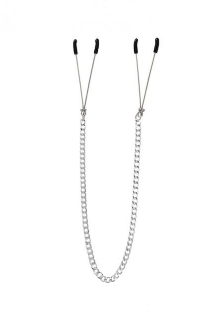 Зажимы-вилки на цепочке для сосков Зажимы-вилки на цепочке для сосков