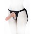 Унисекс страпон пояс с реалистичным фаллосом Harness