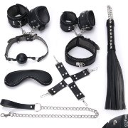 Великолепный набор аксессуаров для любителей БДСМ 7 предметов Великолепный набор аксессуаров для любителей БДСМ 7 предметов