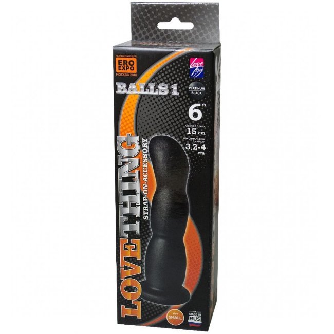 ​Страпон насадка рельефная для анала