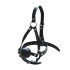 Кляп-шар черный с фиксацией-сбруей на голову