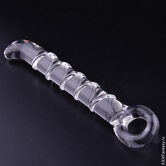 Изогнутый G-массажер из стекла Изогнутый G-массажер из стекла