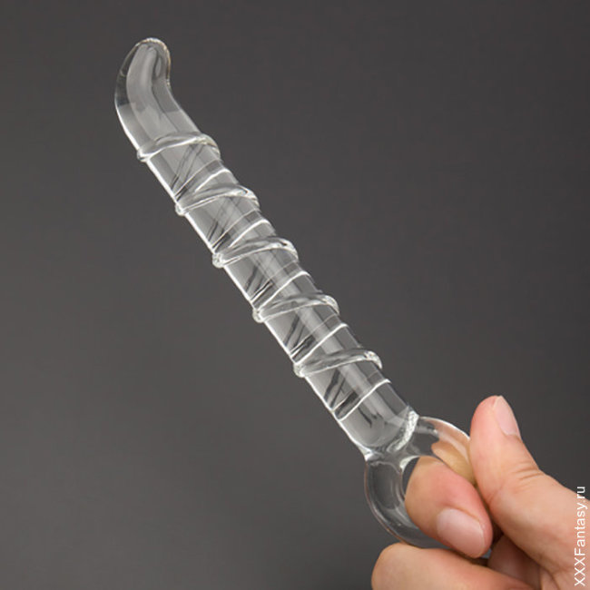 Изогнутый G-массажер из стекла Изогнутый G-массажер из стекла