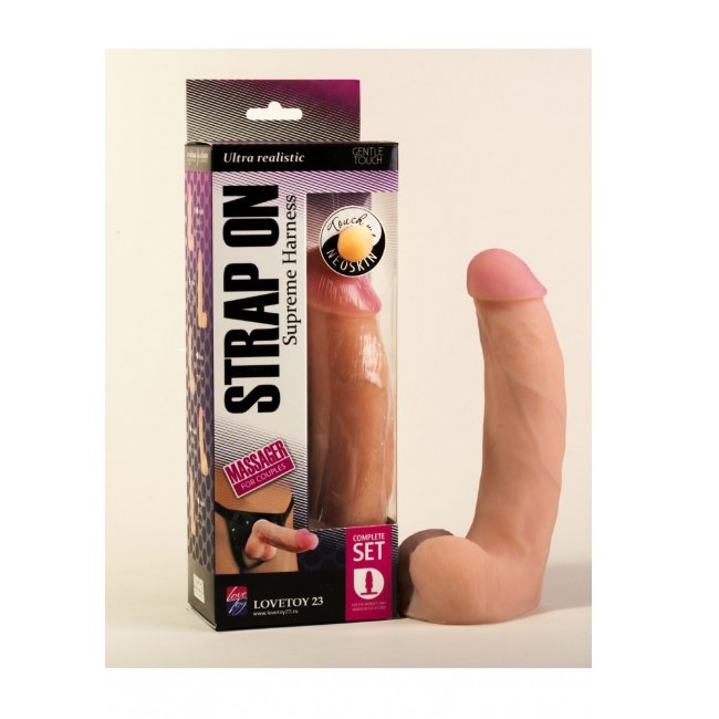 Фаллоимитатор из неоскина с поясом Harness Фаллоимитатор из неоскина с поясом Harness