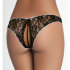 Черные кружевные трусики с доступом Черные кружевные трусики с доступом