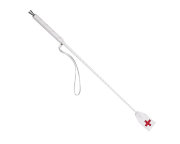 Белый кожаный стек медсестры